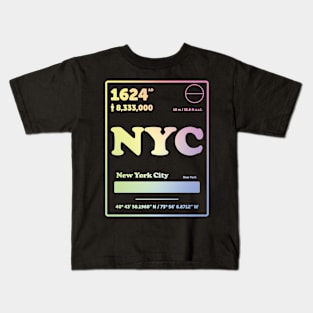 New York Periodic Table Element Kids T-Shirt